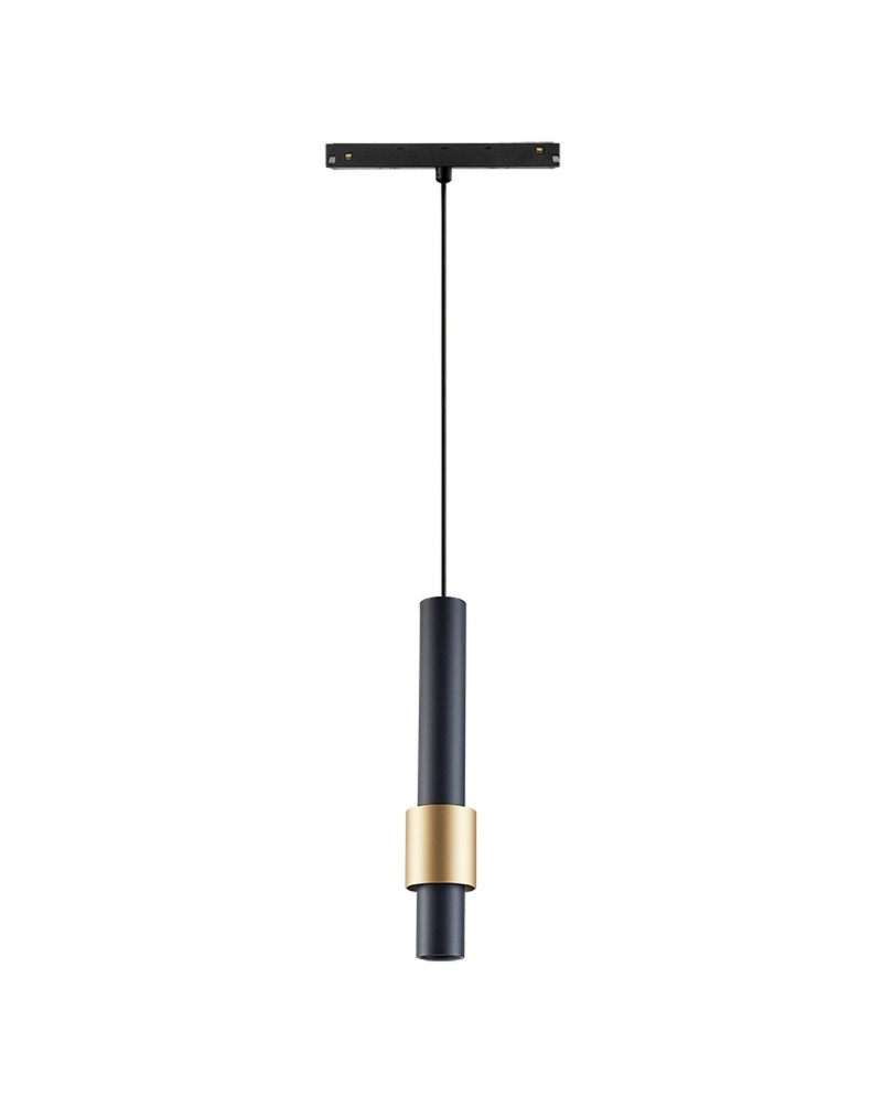 MAGNETO* COLGANTE 7W NEGRO/ ORO 2700K TRIAC